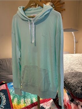 Hollister Mint Green Pullover Hoodie XL